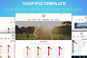 Shop PSD Template, a Websites & App Template by KULISTOV (Thumbnail 1 of 5)