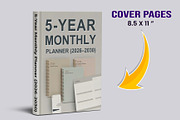 5-Year Monthly Planner (2026–2030), a Stationery Template by Designmela01 (Thumbnail 3 of 10)