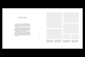 Square Photobook Grid System Serif