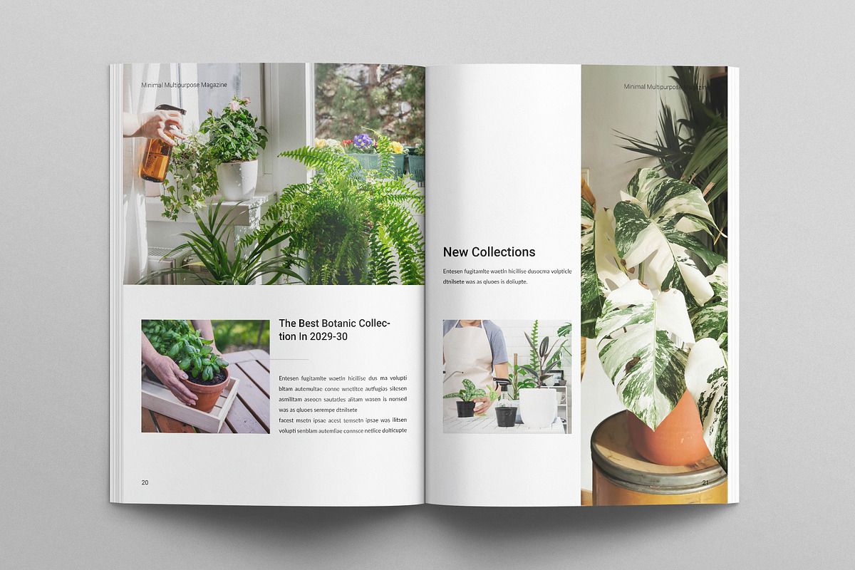 Minimal Multipurpose Magazine, a Magazine Template by E-Type (Photo 8 of 11)