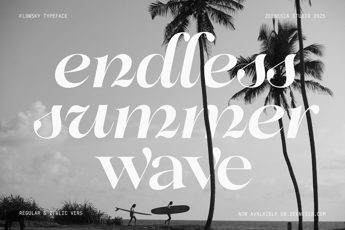 Flowsky Editorial, a Serif Font by zeenesia (Photo 11 of 17)
