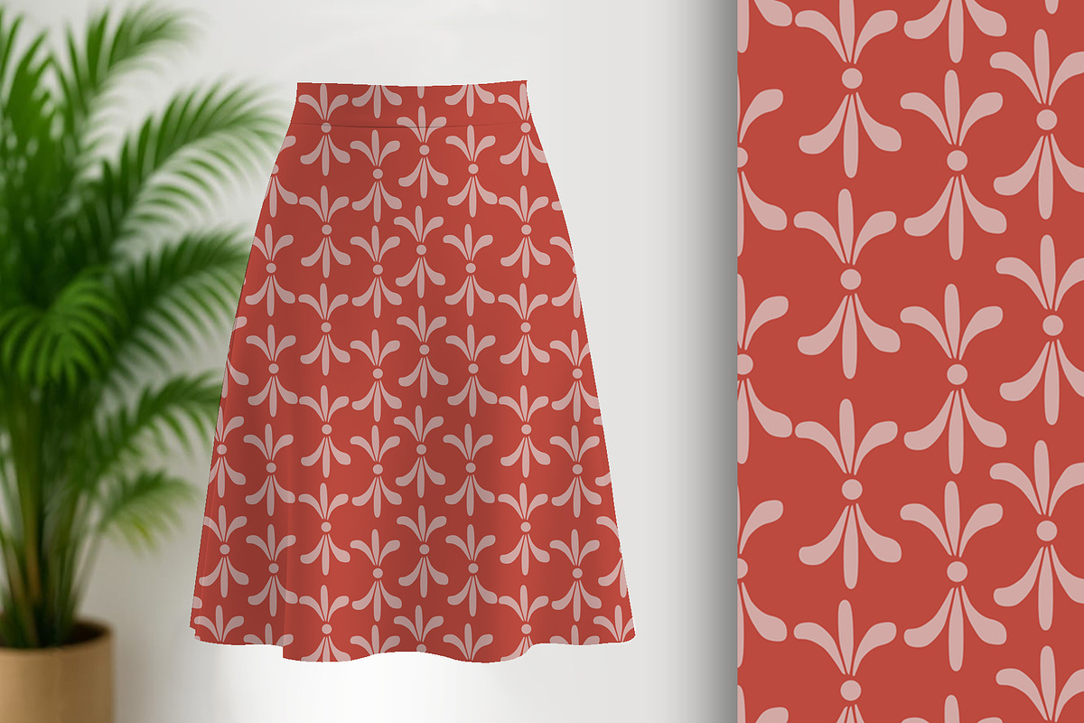 Pink Organic Petals Seamless Repeat, a Pattern Graphic by Sharon Schwalbe (Photo 1 of 4)