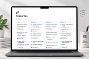 Resource Management Notion Template, an App Template by Rodro (Thumbnail 2 of 4)