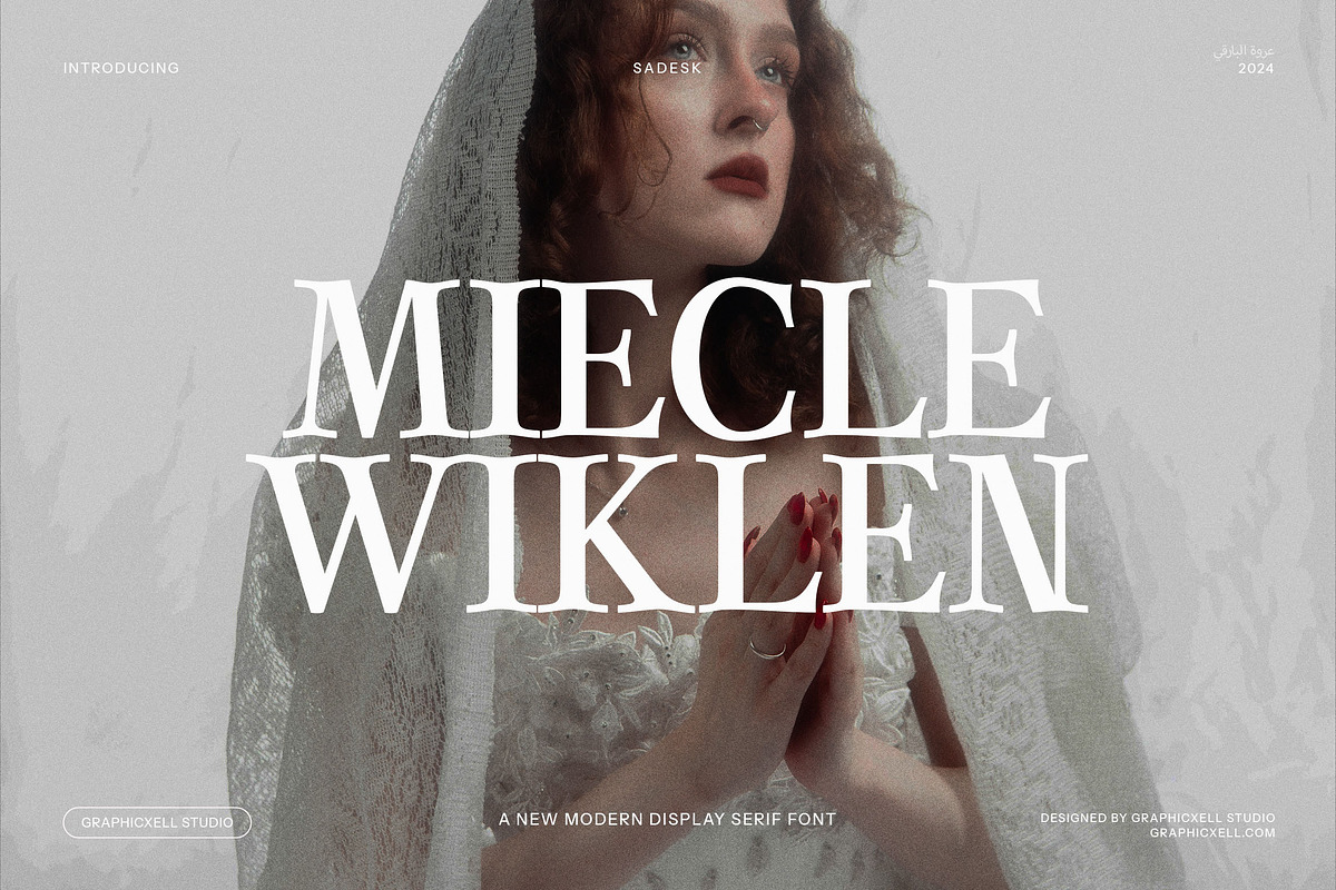 Miecle Wiklen - Elegant Serif Font, a Serif Font by Graphicxell (Photo 1 of 8)