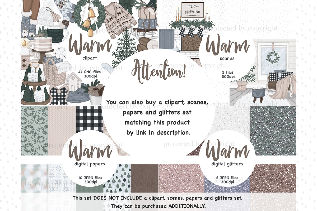 Warm Girls Clipart, a Person Illustration by GlamArtZhanna (Photo 4 of 4)
