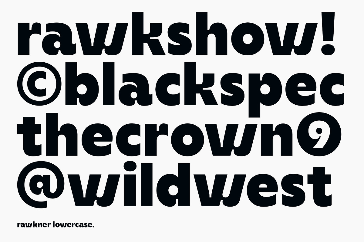 Rawkner Font, a Sans Serif Font by trustha (Photo 4 of 15)