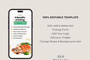 Health Coach Instagram Templates, a Marketing Template by Aks-Designs (Thumbnail 8 of 9)