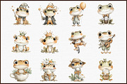 Quirky Frog Clipart, an Illustration by Sublimation Artist (Thumbnail 3 of 6)