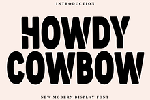 Howdy Cowbow