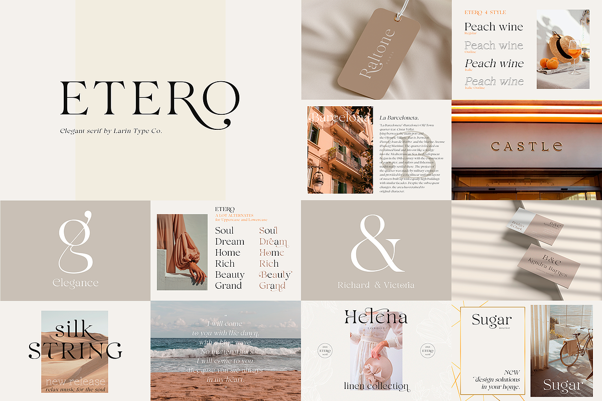 Serif Bunde, a Serif Font by Larin Type Co. (Photo 3 of 11)