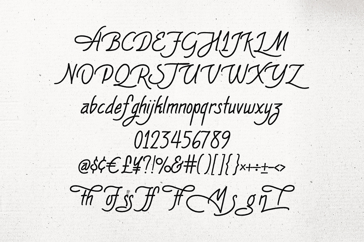 The Mossmof Monoline Script Font, a Script Font by Maulana Creative (Photo 4 of 7)