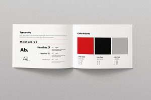 Landscape Brand Guideline Layout