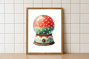 Whimsical Christmas Clipart, an Illustration by Watercolor design (Thumbnail 5 of 6)