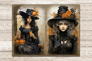 Victorian Autumn Junk Journal Pages, a Person Illustration by GlamArtZhanna (Thumbnail 7 of 9)
