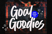Goal Goodies - Quick Brush Font, a Handwritten Font by Gassstype (Thumbnail 1 of 8)