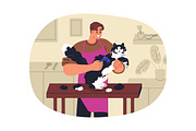 Dogs, cats in pet grooming salon set, an Animal Illustration by Good Studio (Thumbnail 4 of 11)
