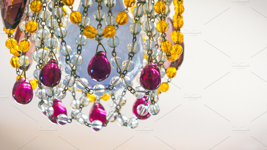 Amethyst Chandelier Detail