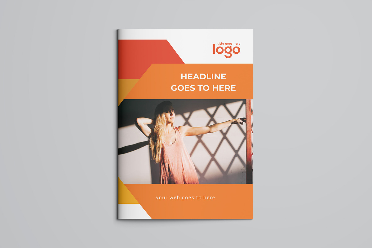 Orange Bifold Brochure, a Brochure Template by ZAAS (Photo 4 of 8)