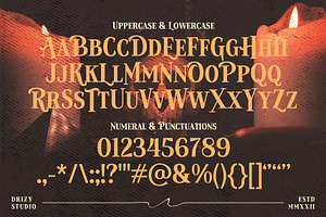 Dracers Halloween Font