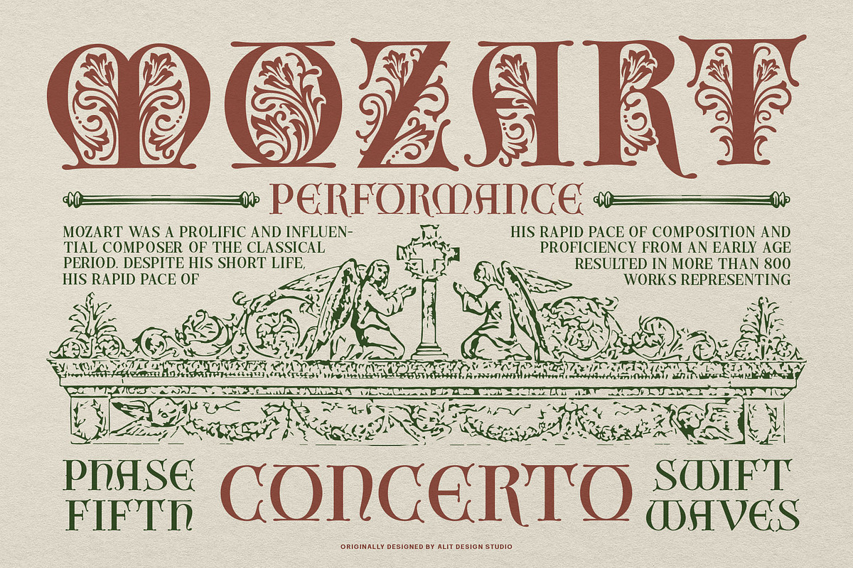 Verond Son A Symphony of Classical, a Serif Font by alit design (Photo 5 of 20)