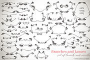 Vintage branches and wreaths set, a Decorative Illustration by Dreaming_Lucy (Thumbnail 3 of 3)