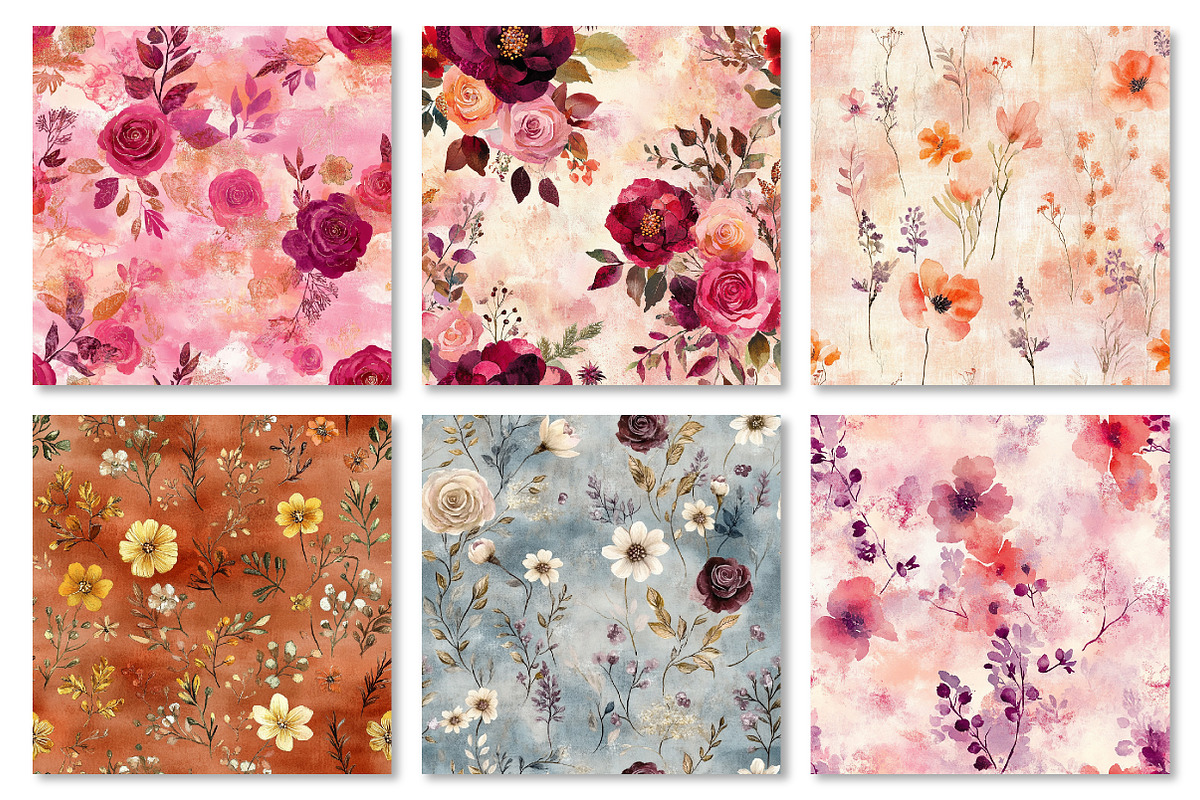 Abstract Watercolor Seamless Pattern, a Texture Graphic by Dream Creation (Photo 5 of 6)