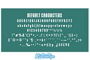 America line, a Font by Kustomtype (Thumbnail 5 of 10)
