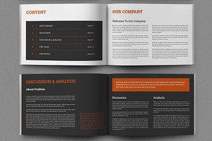 White Paper Brochure Design Template