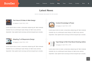 Scroller WordPress Theme, a WordPress Template by Theme Junkie (Thumbnail 2 of 4)