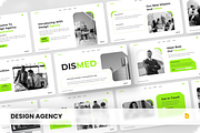 Dismed - Design Agency Google Slide, a Presentation Template by SquidPixey (Thumbnail 1 of 6)