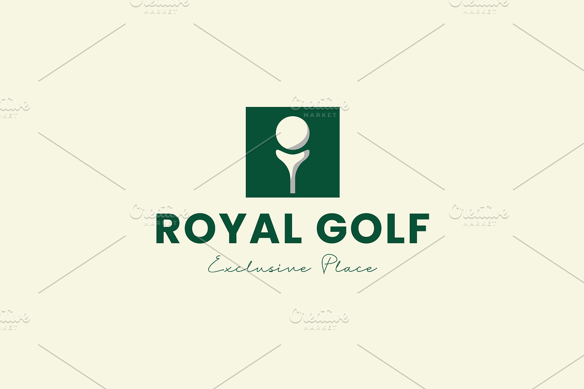Golf logo icon illustration, a Branding & Logo Template by Dyn Studio