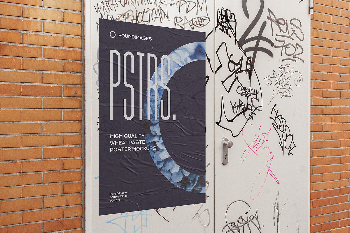 34 poster mockup bundle, an Advertising Mockup by FoundImages (Photo 31 of 34)