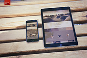 iPhone & iPad Mockup, a Product Mockup by BlackMocca (Thumbnail 9 of 11)