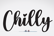 Chilly | Script Font, a Script Font by Scratchones (Thumbnail 1 of 8)