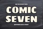 Comic Seven, a Blackletter Font by Fourteen Letter (Thumbnail 1 of 6)