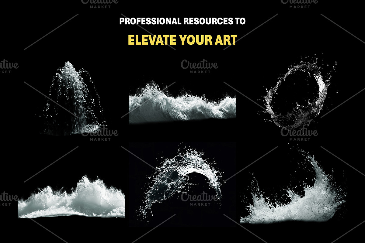 200+ PNG Cutout Water Splash Effects, a Nature Photo by Mikel Blazgad (Photo 4 of 9)