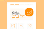 Wireframe Landing Page, a Landing Page Template by ContestDesign (Thumbnail 2 of 6)