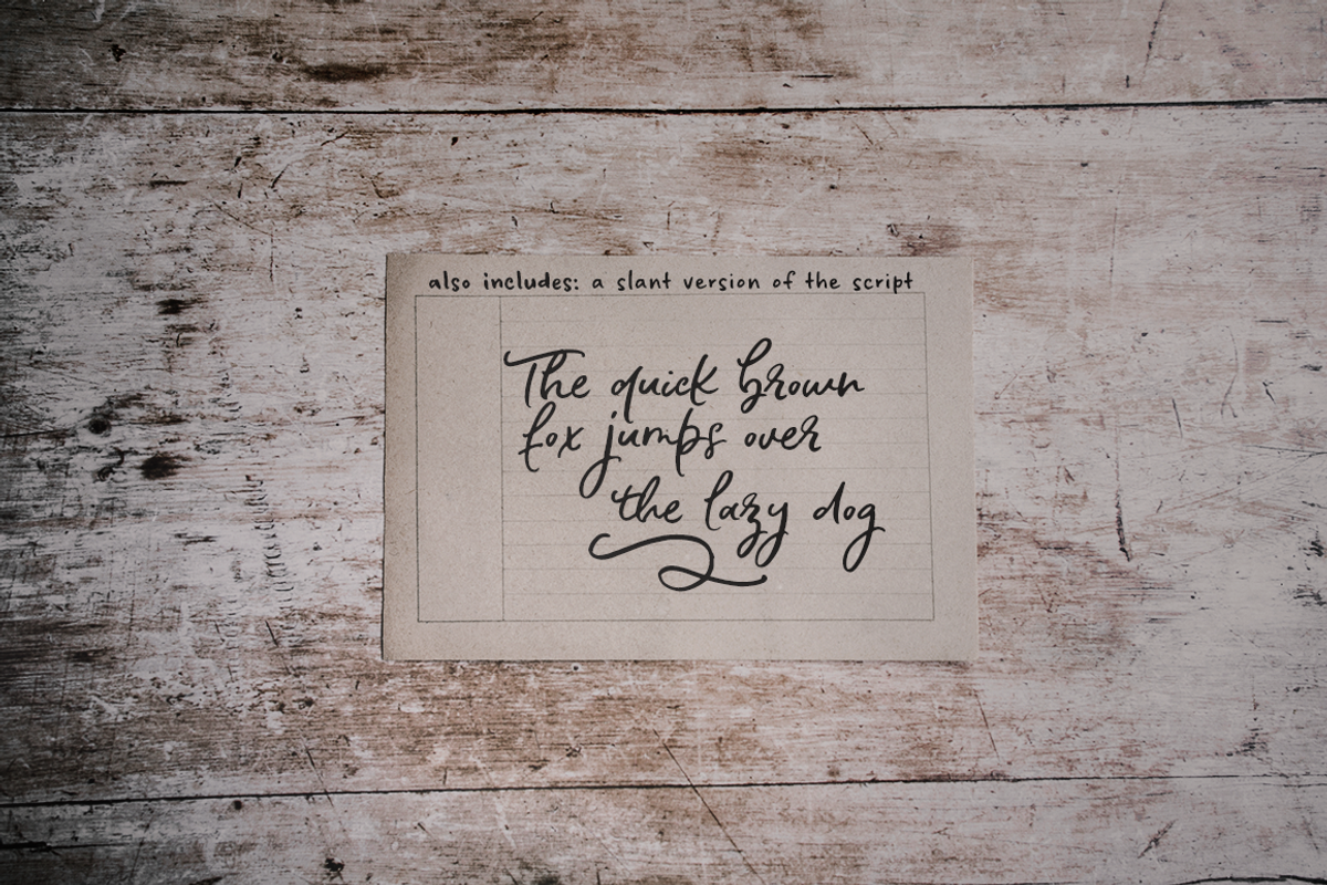 Soul Drifter handwritten font, a Sans Serif Font by Ana's Fonts (Photo 9 of 9)