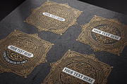 Vintage Ornamental Badges Collection, a Branding & Logo Template by OneVectorStock (Thumbnail 1 of 5)