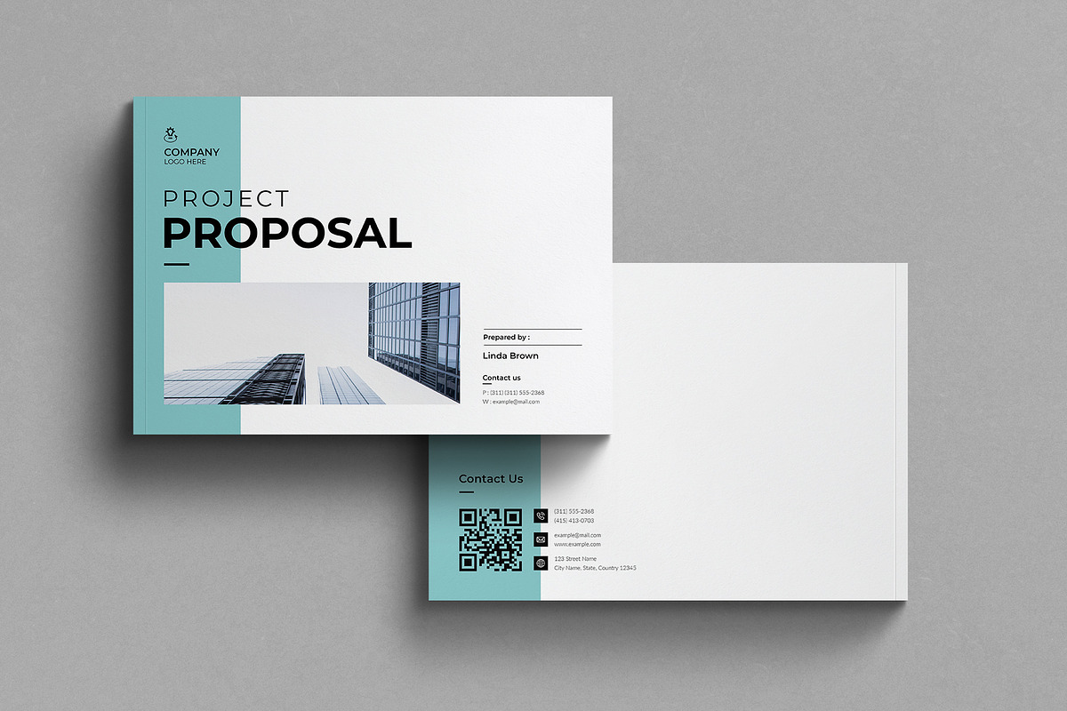 Project Proposal Template Landscape, a Brochure Template by MassiveCreator (Photo 7 of 7)