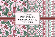 Lilac & Rose Bohemian Patterns, a Pattern Graphic by RachelStudio (Thumbnail 4 of 10)