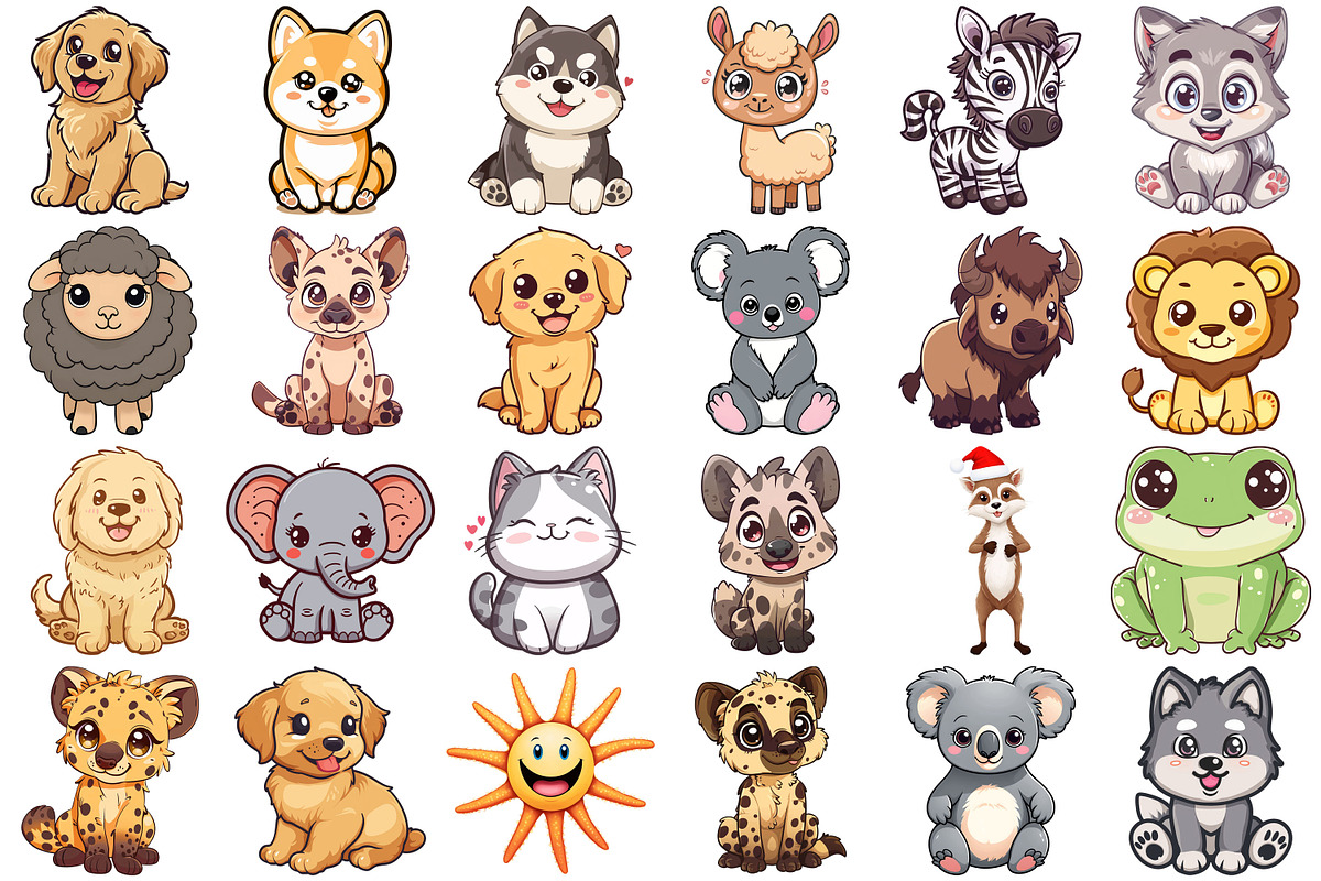 Cute Animals Png, an Animal Illustration by Forhadx5 (Photo 10 of 13)