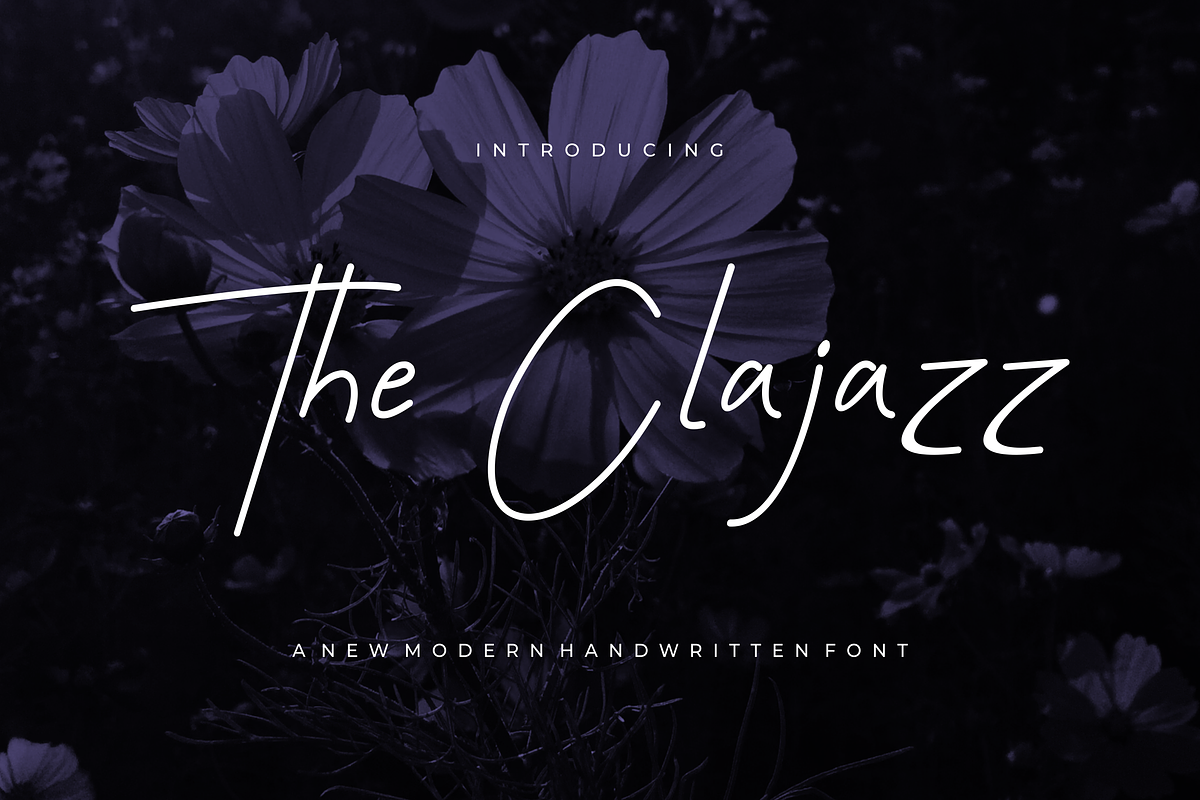 The Clajazz - Font, a Handwritten Font by artchiles_design (Photo 1 of 5)