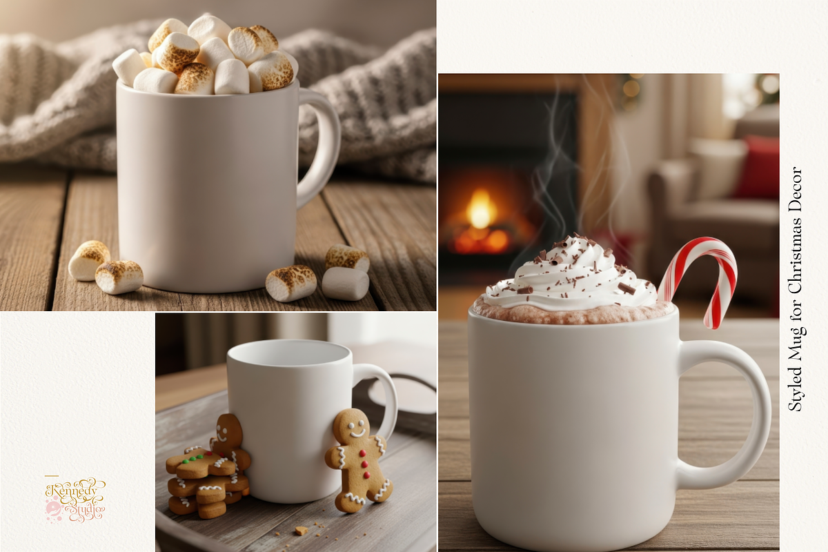 Minimalist Mug Mockup Bundle 100 JPG, a Cups & Container Mockup by KennedyStudio (Photo 2 of 12)