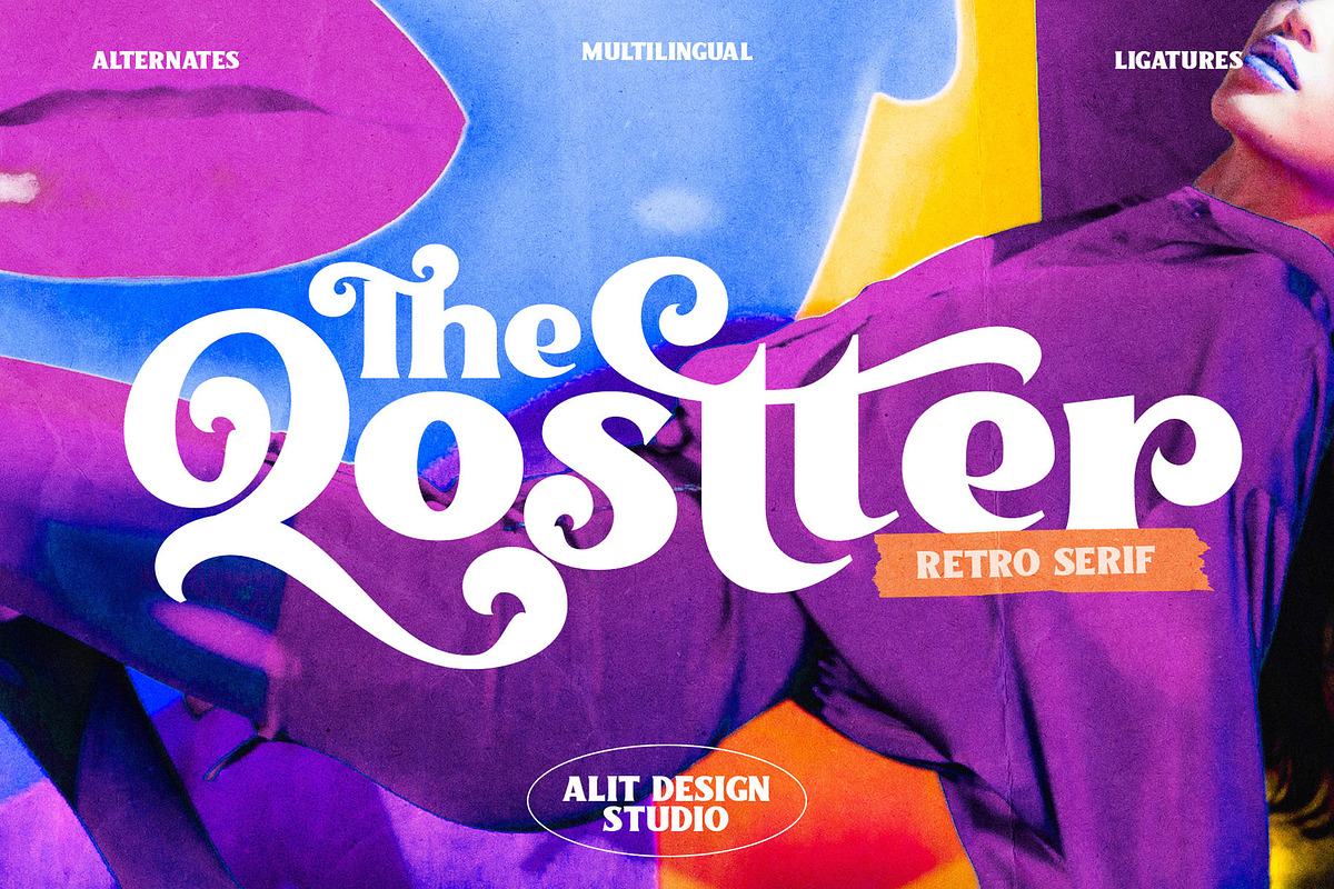 The Qostter Retro Serif, a Serif Font by alit design (Photo 1 of 16)