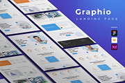 Graphio - Portfolio Landing Page, a Landing Page Template by Pixy Digital Canvas (Thumbnail 1 of 9)