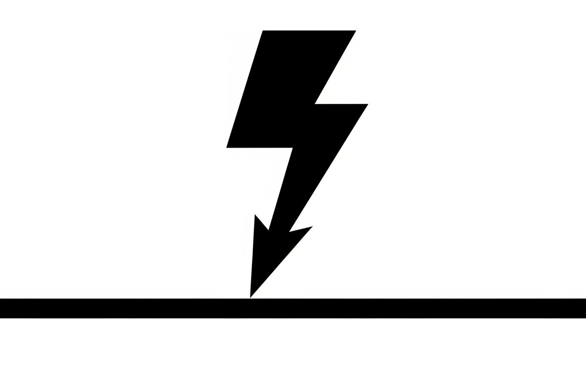Lightning Power Symbol Silhouette, an Illustration by hafijul (Photo 15 of 15)