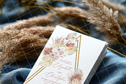 Blue 5x7 Invitation card mockup PSD, an Advertising Mockup by Blush Roses Print (Thumbnail 3 of 8)