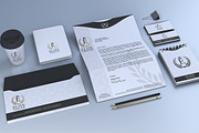 Gold And White Corporate Identity, a Stationery Template by Marvel (Thumbnail 2 of 5)