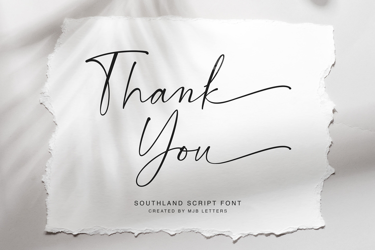 Southland | Modern Calligraphy, a Script Font by MJB Letters (Photo 10 of 10)
